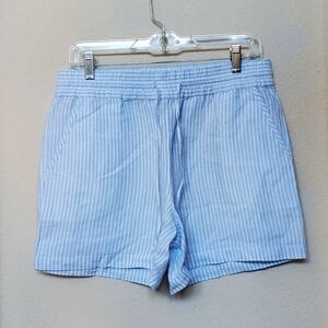 Tommy Bahama Women's 100% Linen Tie Waist Shorts.   Size Small